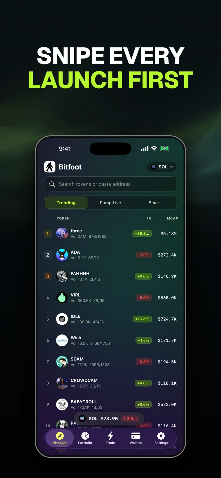App Store screenshot: Discover screen